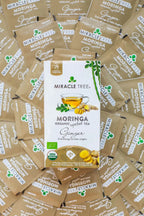 Organic Moringa Tea - Ginger - Caffeine-Free Herbal Tea