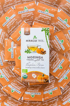 Organic Moringa Tea - Pumpkin Spice - Caffeine-Free Herbal Tea