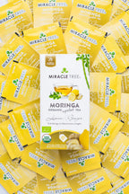 Organic Moringa Tea - Lemon & Ginger - Caffeine-Free Herbal Tea
