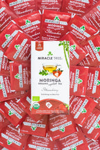 Organic Moringa Tea - Strawberry - Caffeine-Free Herbal Tea