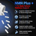I Love Health NMN 5-In-1 Complex Plus+ for Women & Men W/ NAC, Alpha Lipoic Acid, NMN, Coenzyme Q10, Resveratrol | 60 Capsules | Supports Energy,Anti-Aging, Antioxidant & Cellular Health