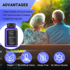 I Love Health Vitamin B1 500mg with Benfotiamine 20mg, 120 Capsules – 2 in 1 B-1 Complex Enhanced Formula – Fat & Water Soluble Thiamine B1 Supplement – Third Party Lab Tested, Non-GMO, No Gluten, MADE In USA