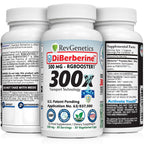 DiBerberine 300x: Dihydro Berberine Enteric + 300x Patent Pending Booster
