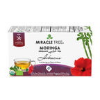 Organic Moringa Tea - Hibiscus - Caffeine-Free Herbal Tea