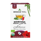Organic Moringa Tea - Hibiscus - Caffeine-Free Herbal Tea