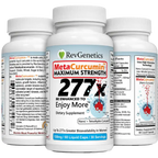 MetaCurcumin 277x: 10x SIRT6 Boost, No Pepper